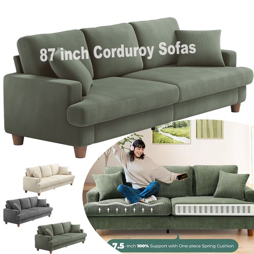 Sitzer corduroy sofa - 3,