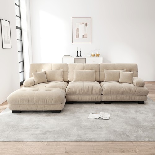 Luxuriöses modulares ecksofa - luxuriöses,