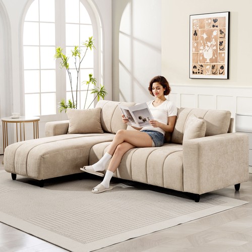 Homcom ecksofa sitzer couch - ecksofa,,