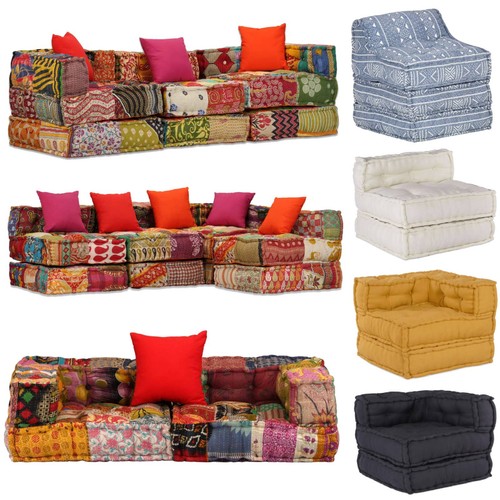 Schlafsofa pouf patchwork - schlafsofa,