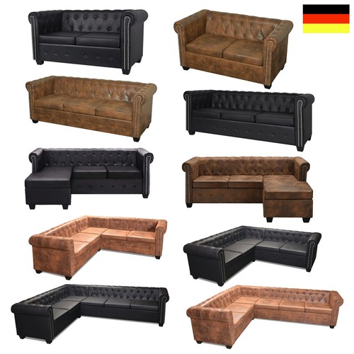 Chesterfield sofa sitzer - sofa, 2-sitzer