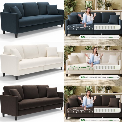 Sofa sitzer couch teddysofa - sofa-3,