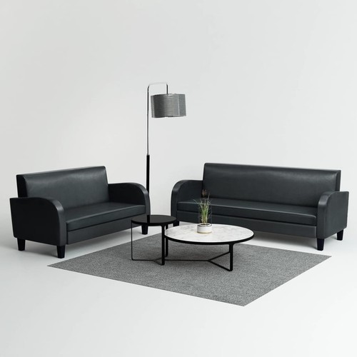 Sofa set tlg - sofa, kunstleder