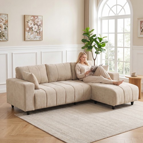 Homcom ecksofa sitzer couch - ecksofa,,