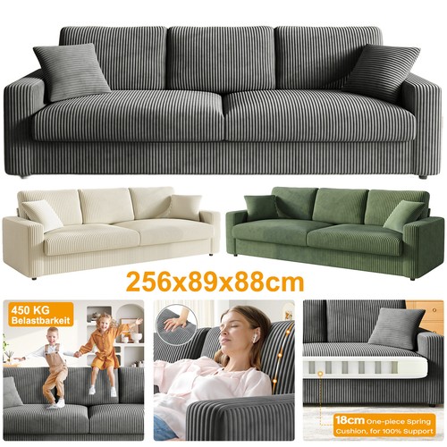 256cm sofa modernes bequemes - 256cm,