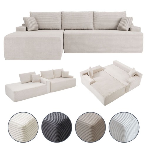 Ecksofa sofa couch cordsofa - sofa,