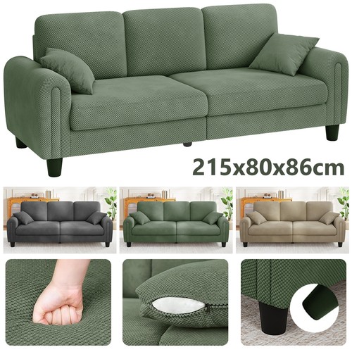 Cord sofa sitzer 215cm - cord, 3