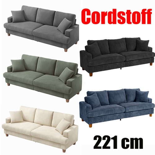 Sofa sitzer mit - sofa, kissen