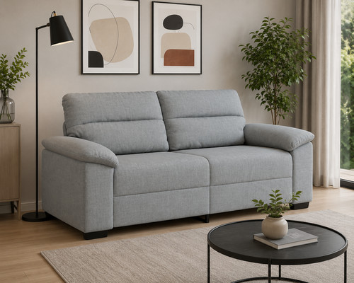 Sitzer sofa hellgrau - hellgrau, couch
