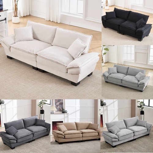 Modern sitzer sofa stoffsofa - 2-sitzer,