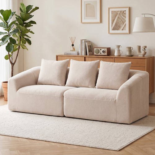 Homcom sitzer sofa 225 - homcom, 3