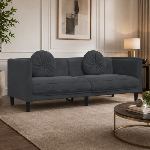 Sitzer sofa samt - 3-sitzer, couch