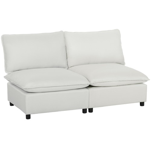 Sofa sitzer aus kunstleder - aus,