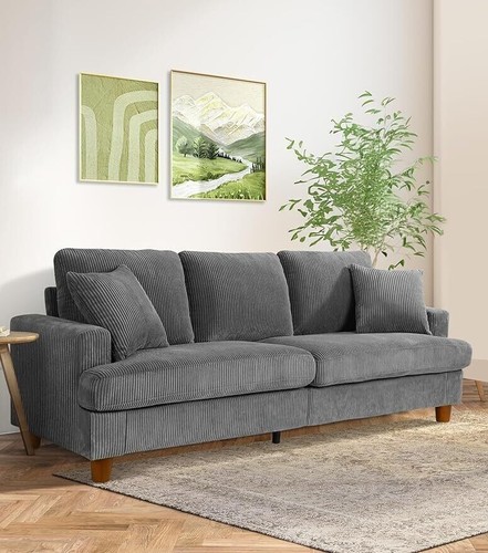 Sitzer corduroy sofa mit - 3,